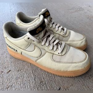 Nike Air Force 1 Gore-Tex Light Bone Sneakers Men’s Size 13 CK2630-700